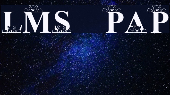 LMS Peek-A-Pooh Font examples
