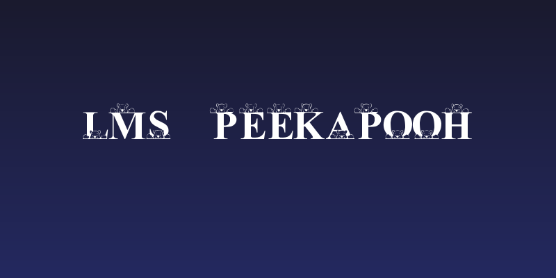 LMS Peek-A-Pooh Social Header