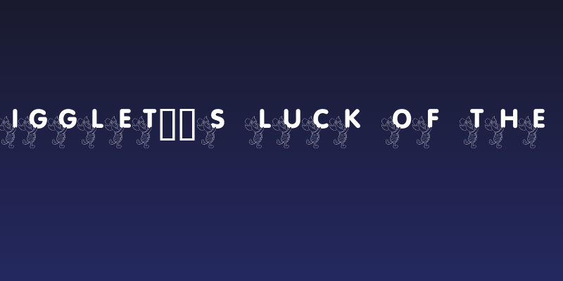 LMS Pigglet's Luck Of The Irish Social Header