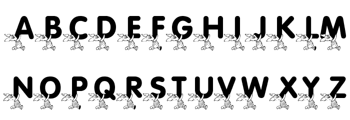 LMS Pigglet's Prize Font LOWERCASE