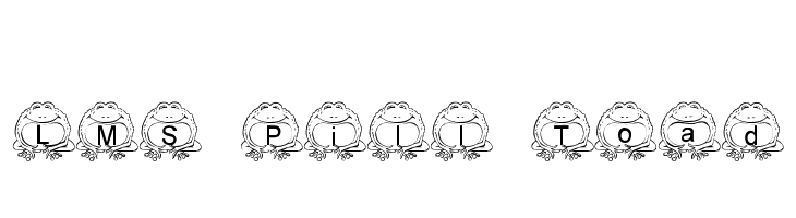 LMS Pill Toad Font