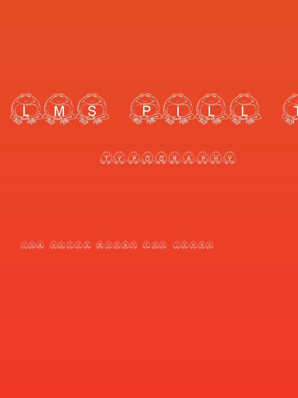 LMS Pill Toad Poster