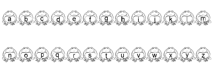 LMS Pill Toad Font LOWERCASE
