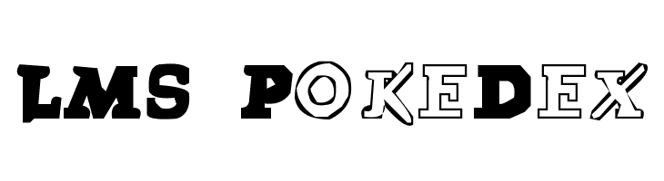 LMS PokeDex  フリーフォントのダウンロード