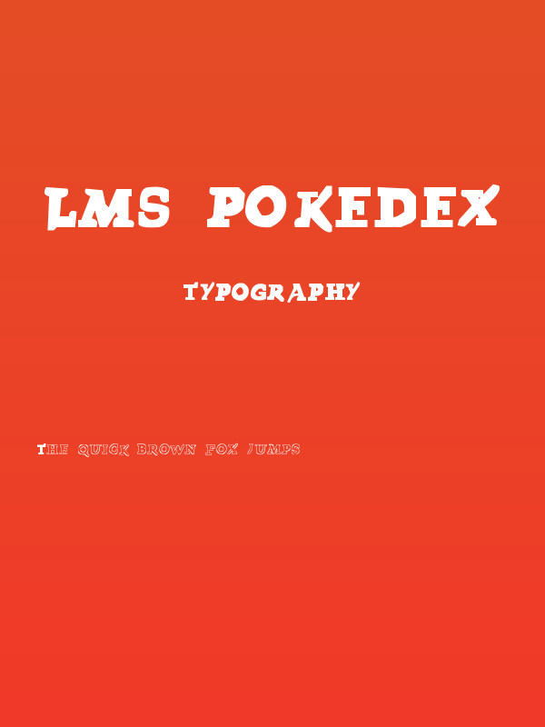 LMS PokeDex Poster
