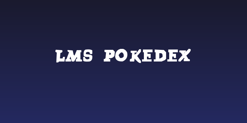 LMS PokeDex Social Header