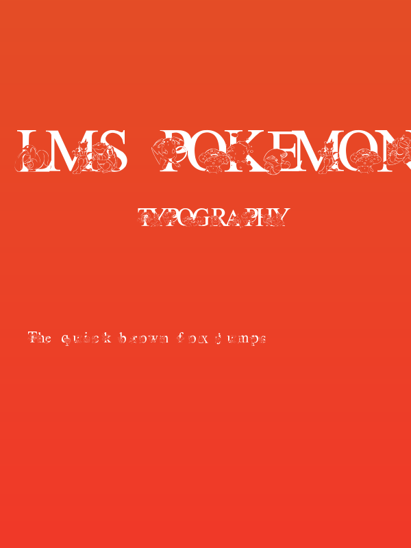 LMS Poke'mon Master Solid Poster