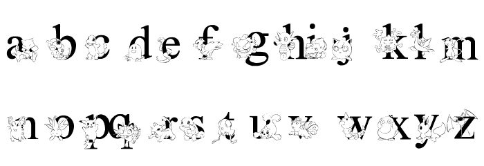 LMS Poke'mon Master Solid Font LOWERCASE