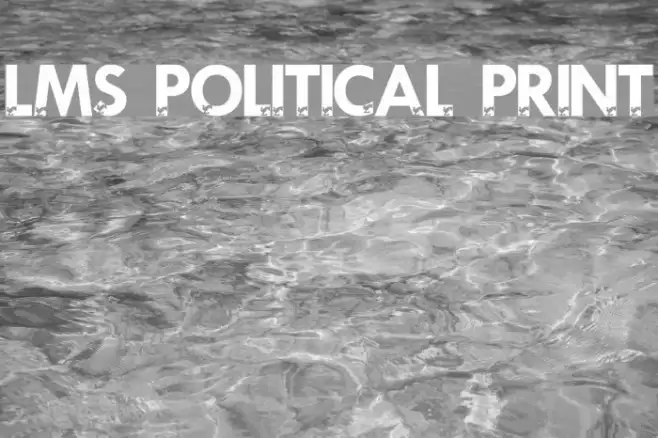 LMS Political Print Example 2