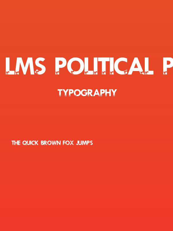 LMS Political Print Poster