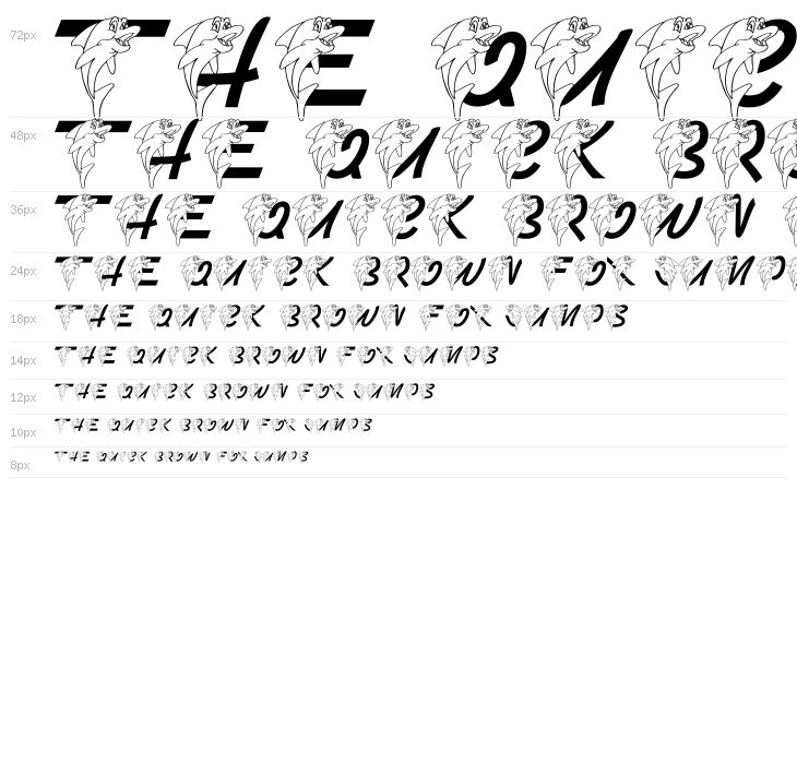 LMS Porpoise Print Waterfall