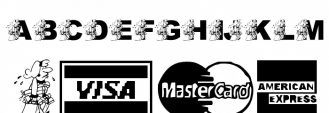 LMS Post-Thanksgiving Shopping Font OTHER CHARS