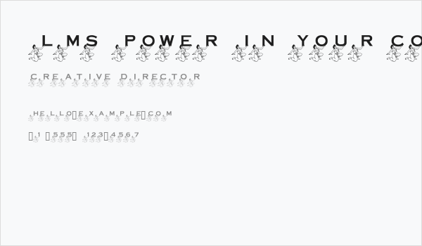 LMS Power In Your Corner Now Business Card