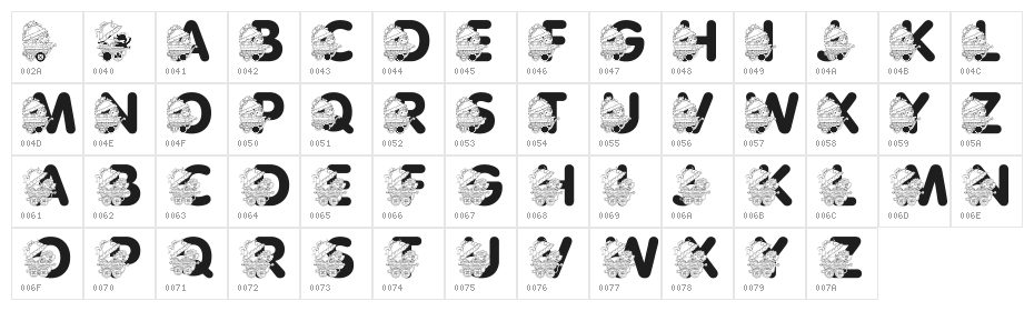 LMS Pretty Baby Pony Character Map
