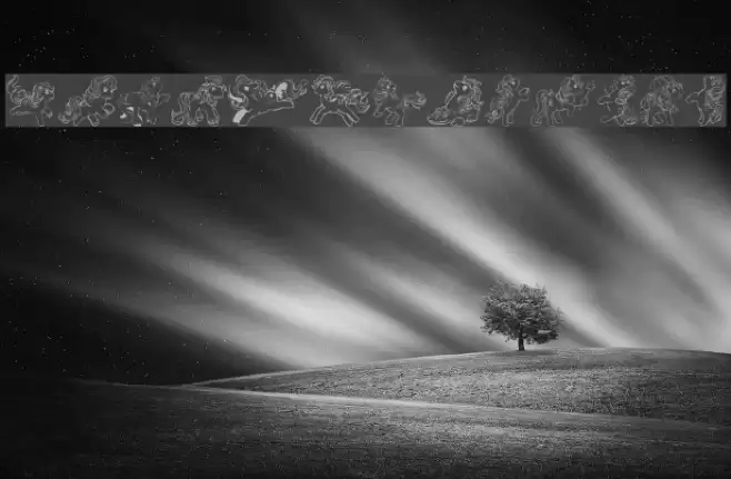 LMS Pretty Pony Ding Regulaar Font examples