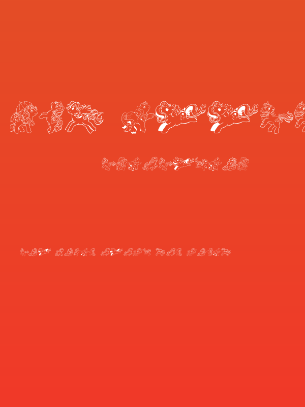 LMS Pretty Pony Ding Regulaar Poster