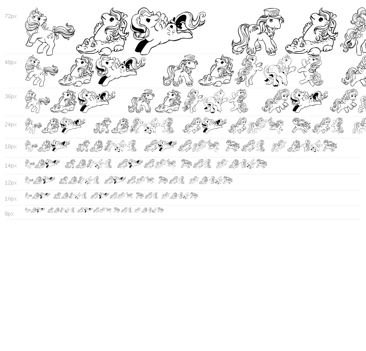 LMS Pretty Pony Ding Regulaar Waterfall