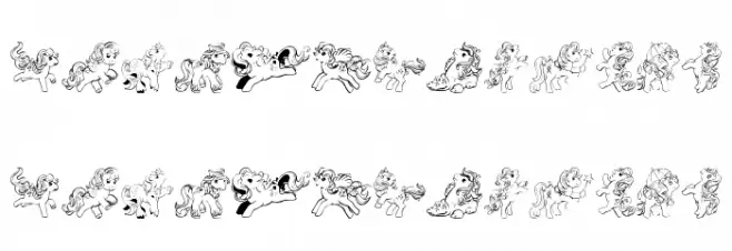 LMS Pretty Pony Ding Regulaar Polices MINUSCULES