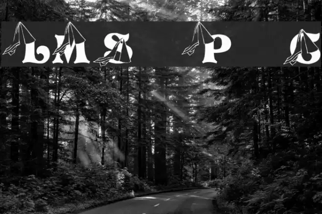 LMS Princess Cap Font examples