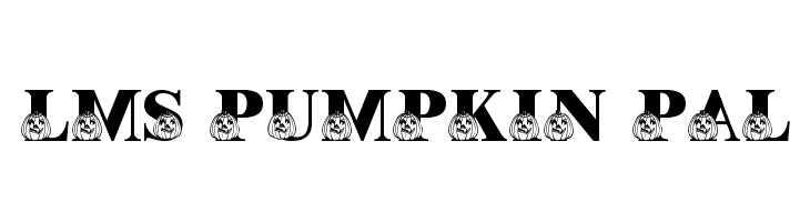 LMS Pumpkin Pal  Frei Schriftart Herunterladen
