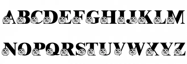 LMS Pumpkin Pal Schriftart Groß