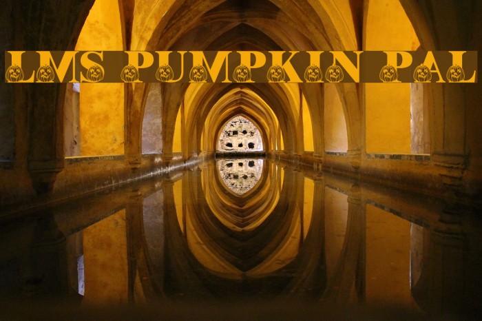 LMS Pumpkin Pal Font examples