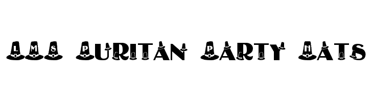 LMS Puritan Party Hats  لخطوط تنزيل