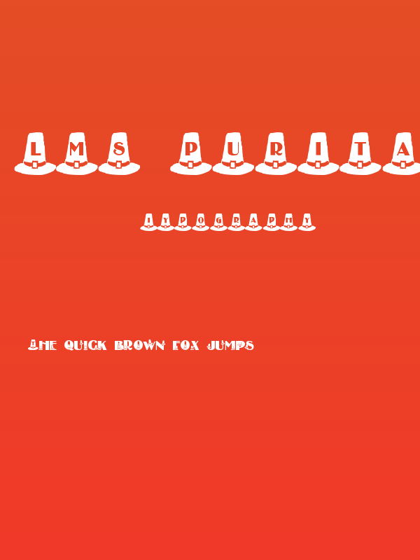 LMS Puritan Party Hats Poster