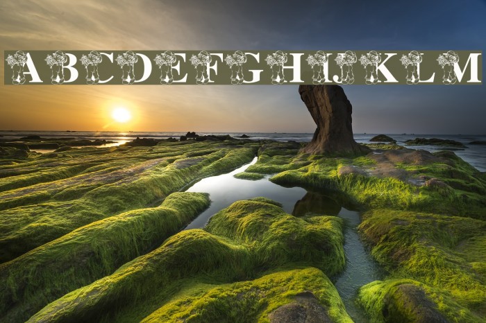 LMS Raggity Andy Alphabet Font examples