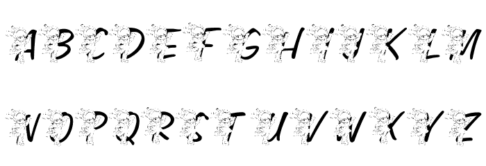 LMS Rainbow Bright Font OTHER CHARS