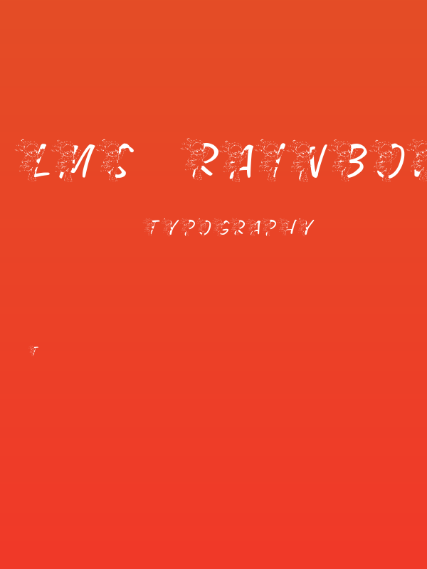 LMS Rainbow Bright Poster