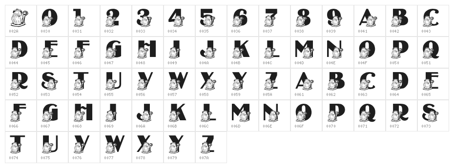 LMS Reduce, Reuse, Recycle Character Map