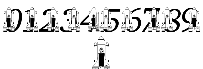 LMS Remembering SS Challenger Font OTHER CHARS