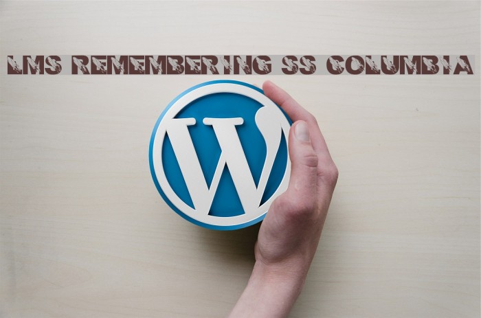LMS Remembering SS Columbia Font examples