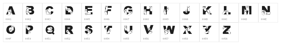 LMS Rhonda's Flip Flops Character Map