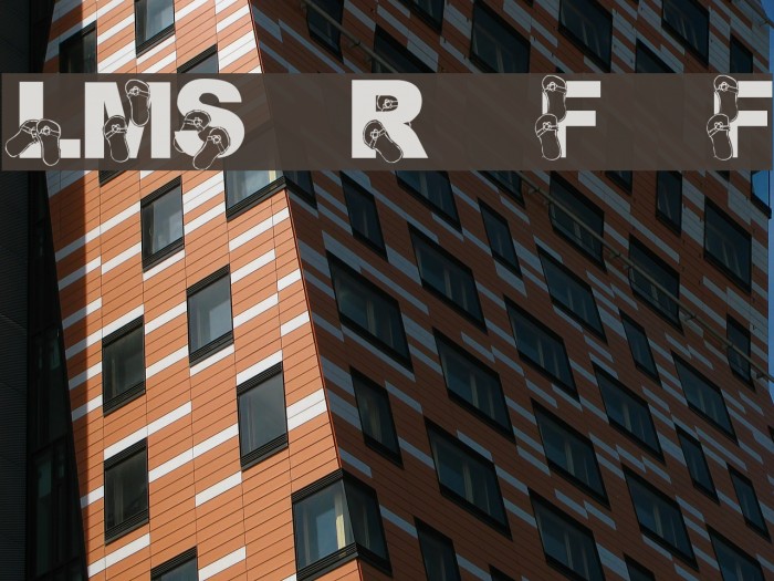 LMS Rhonda's Flip Flops Font examples