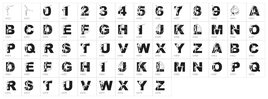 LMS Rhythmic Writing Character Map