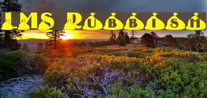 LMS Rubbish Font examples