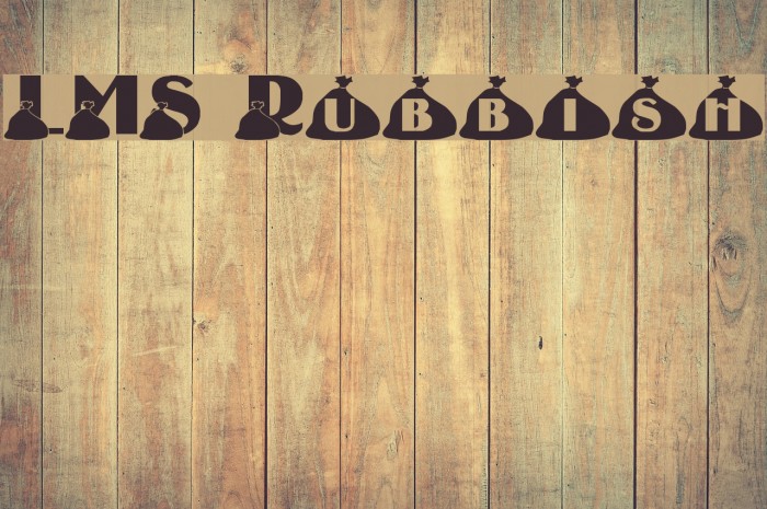 LMS Rubbish Font examples