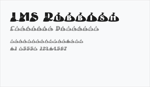 LMS Rubbish Business Card