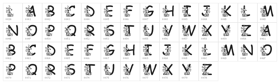LMS Rugrats Need Love Too Character Map