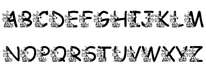 LMS Rugrats Need Love Too Font LOWERCASE