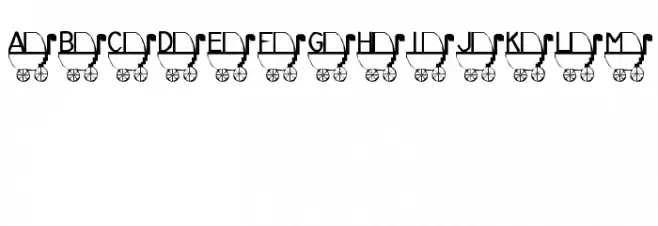 LMS Rykers Pram Font OTHER CHARS