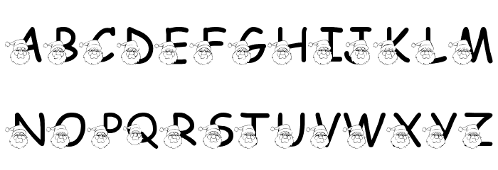 LMS Saint Nick Font LOWERCASE
