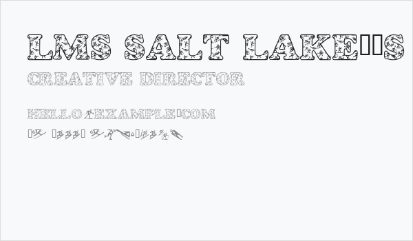 LMS Salt Lake's Olympic Events Business Card
