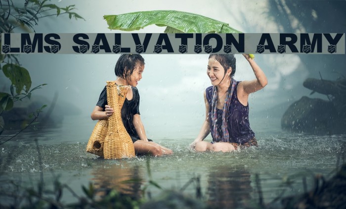 LMS Salvation Army Font examples