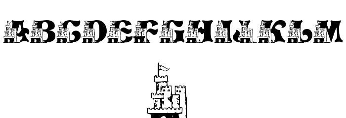 LMS Sand Castle Dream House Font OTHER CHARS