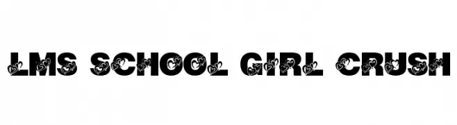 LMS School Girl Crush  baixar fontes gratis