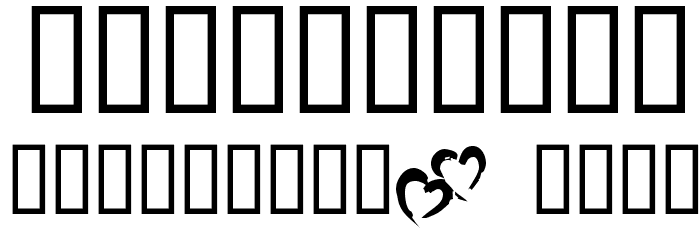 LMS School Girl Crush Font OTHER CHARS