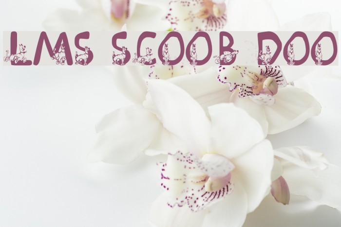 LMS Scooby Doo Font examples